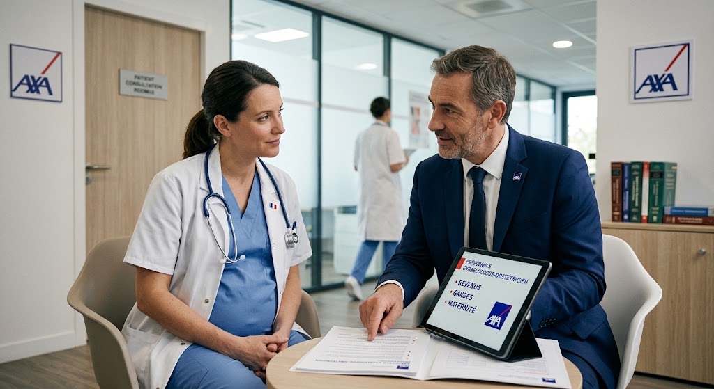 Gynécologue-obstétricien libéral protégé par une assurance prévoyance AXA