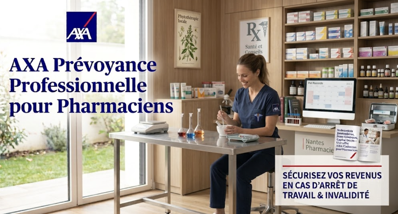 Pharmacien titulaire affilié CAVP protégé par une prévoyance AXA