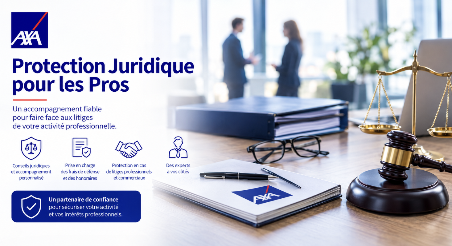 (haut de page) Dirigeant de TPE consultant son juriste dédié dans le cadre de sa protection juridique professionnelle AXA