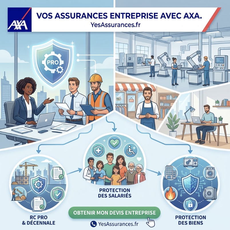 Agence AXA Saint-Herblain, conseil en assurance professionnelle