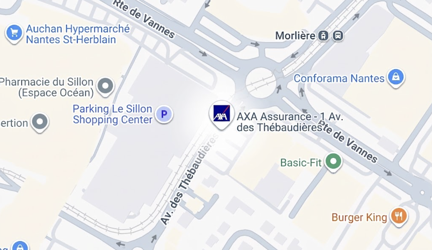 agence axa proche forum d'orvault pour assurance moto